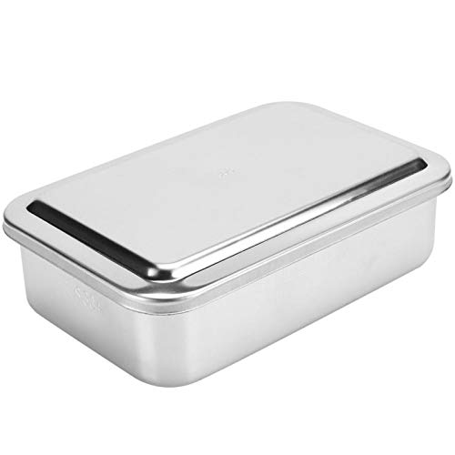 Stainless Steel Organizer Box with Rolling Edge Design - Perfect for Storing Medicine, First Aid Supplies & Medical Essentials at Home, Hospital or Travel