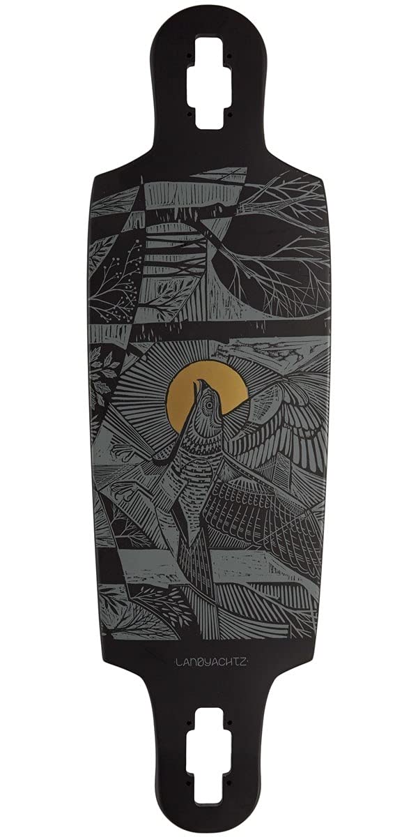Landyachtz Drop Cat 33 Seeker Longboard Skateboard Deck for Cruising, Carving & Downhill Riding - Perfect for Commuting & Campus Transportation