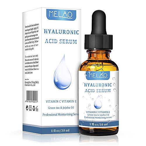 Hyaluronic Acid Serum with Vitamin C & E - Anti-Aging Face Serum for Wrinkles, Fine Lines, Dark Spots & Acne - Suitable for Dry, Oily & Mature Skin - Men & Women (30ml) - Perfect for Daily Skincare Routine & Nighttime Hydration