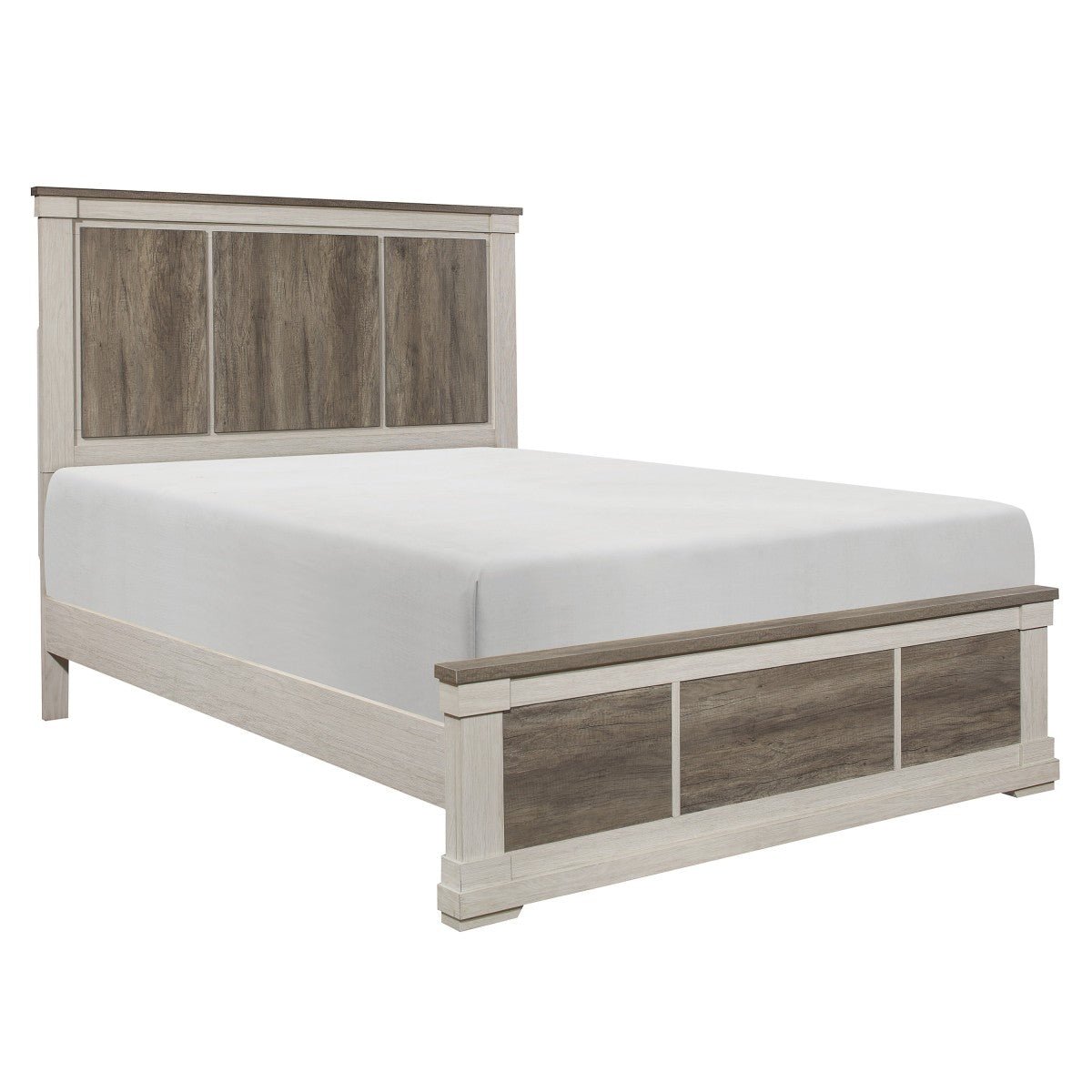 Arcadia Queen Size Bed Frame - Modern Wooden Platform Bed with Headboard & Footboard - Sturdy & Elegant Design for Bedroom, Guest Room, or Master Suite