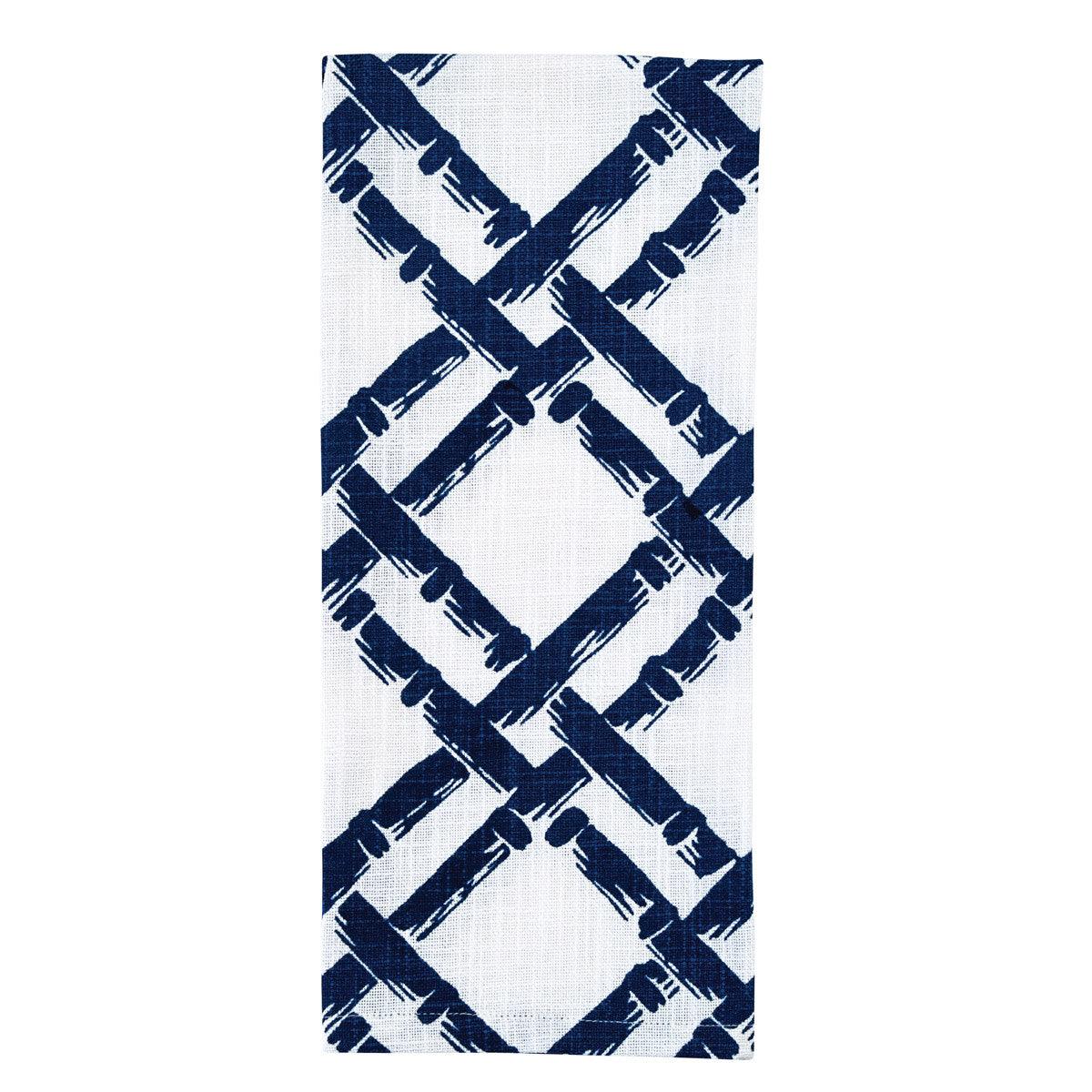 2-Pack Bamboo Trellis Dish Towels - Absorbent & Durable Kitchen Towels for Drying Dishes, Cleaning Countertops & Decorating Your Farmhouse Kitchen