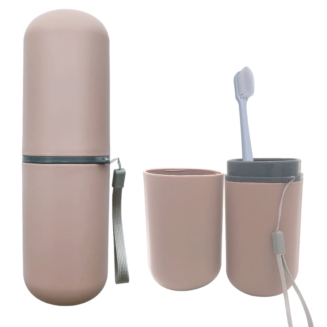 Portable Travel Toothbrush Holder Case - Waterproof & Compact Toothbrush Storage Container for Bathroom, School, Camping & Business Trips | Perfect for Travel Accessories & Hygiene Essentials