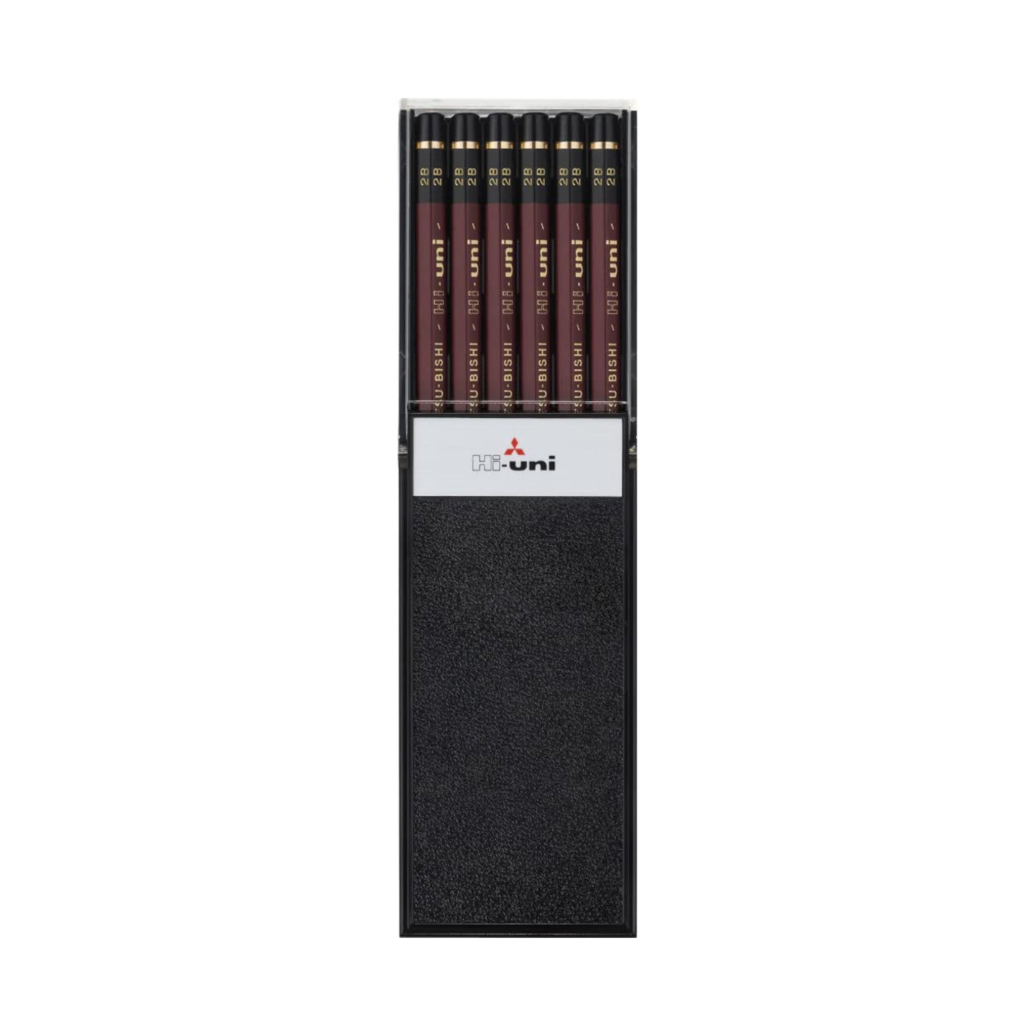 Hi uni Wooden Pencils - Premium Quality 12-Pack | Smooth Writing for School, Office & Art | uni Mitsubishi Pencils for Sketching, Drawing & Note Taking