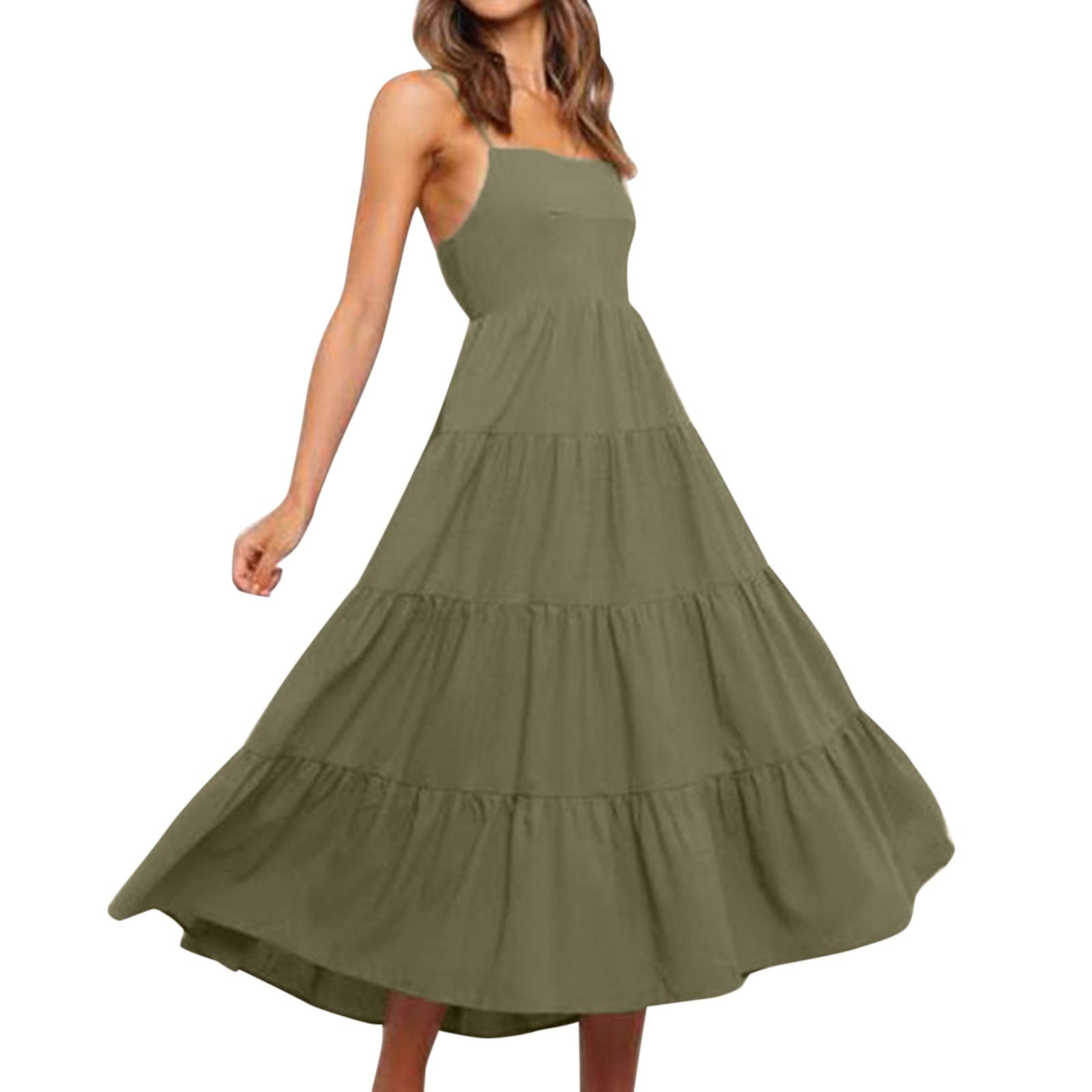 Elegant Women's Summer Wedding Guest Dress - Strappy Backless Boho Maxi Dress for Evening Parties & Special Occasions | Perfect for Beach Weddings, Garden Parties & Date Nights