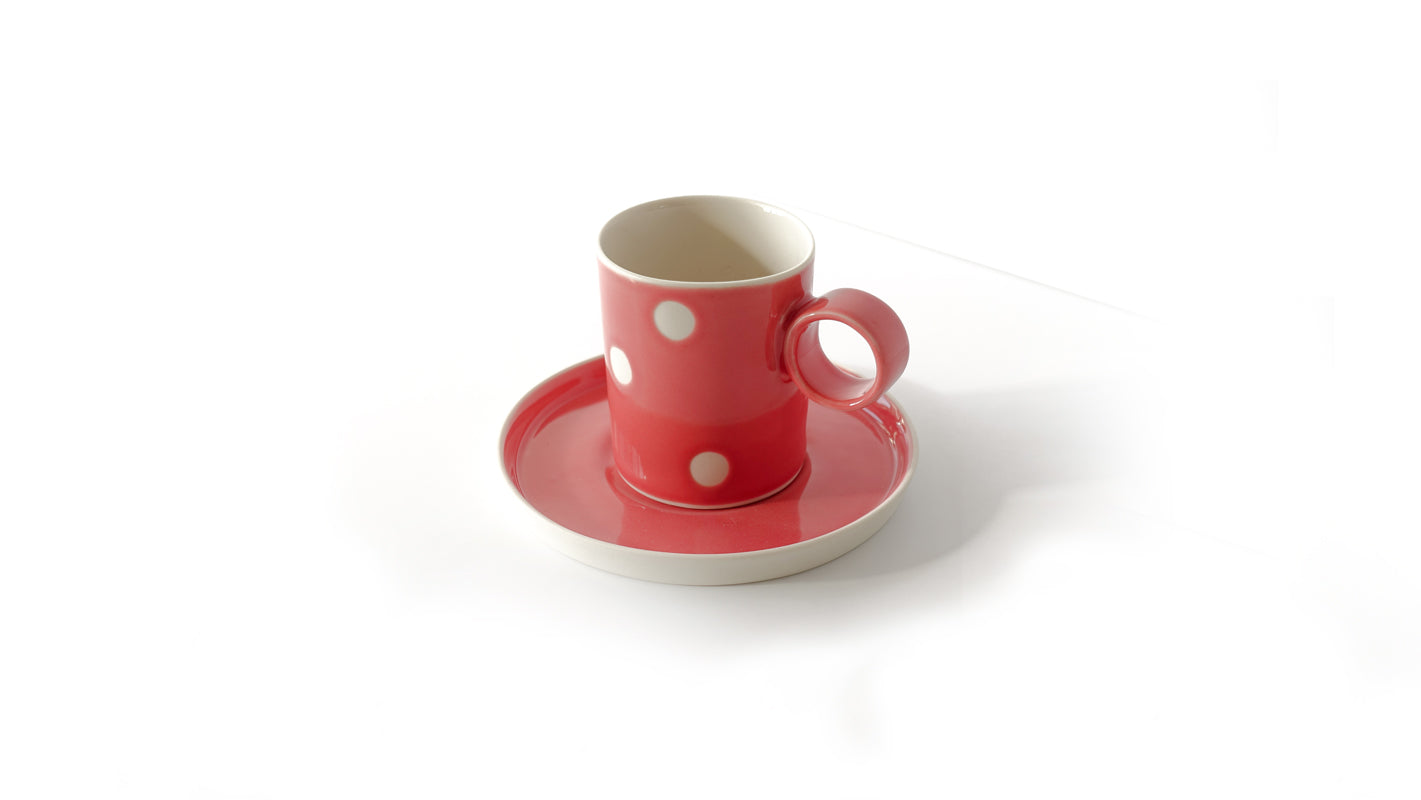 Premium Coffee Set with 40 Cups and Saucers - Elegant Porcelain Tea & Coffee Service for Home, Office, or Restaurant Use