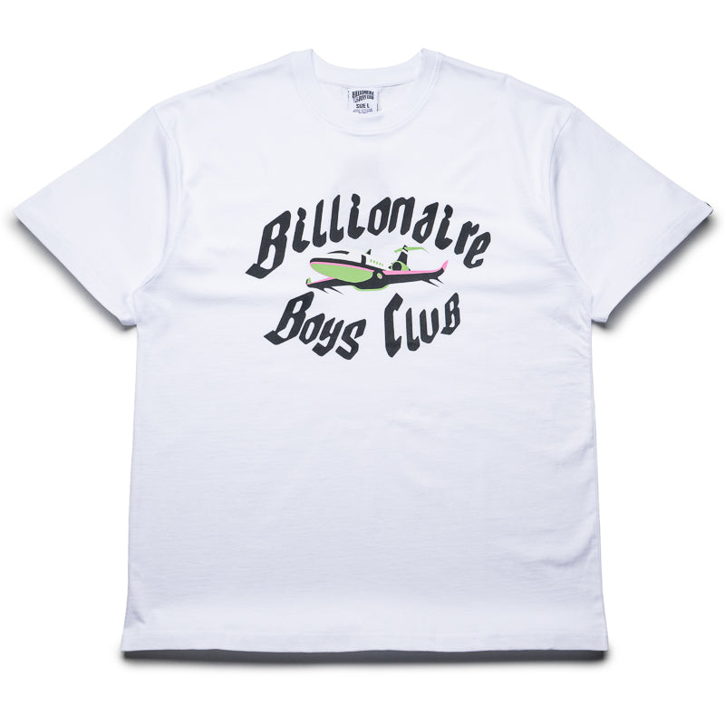 Billionaire Boys Club Jet Tee White - Stylish Graphic T-Shirt for Men | Streetwear Fashion | Perfect for Casual Wear & Urban Lifestyle