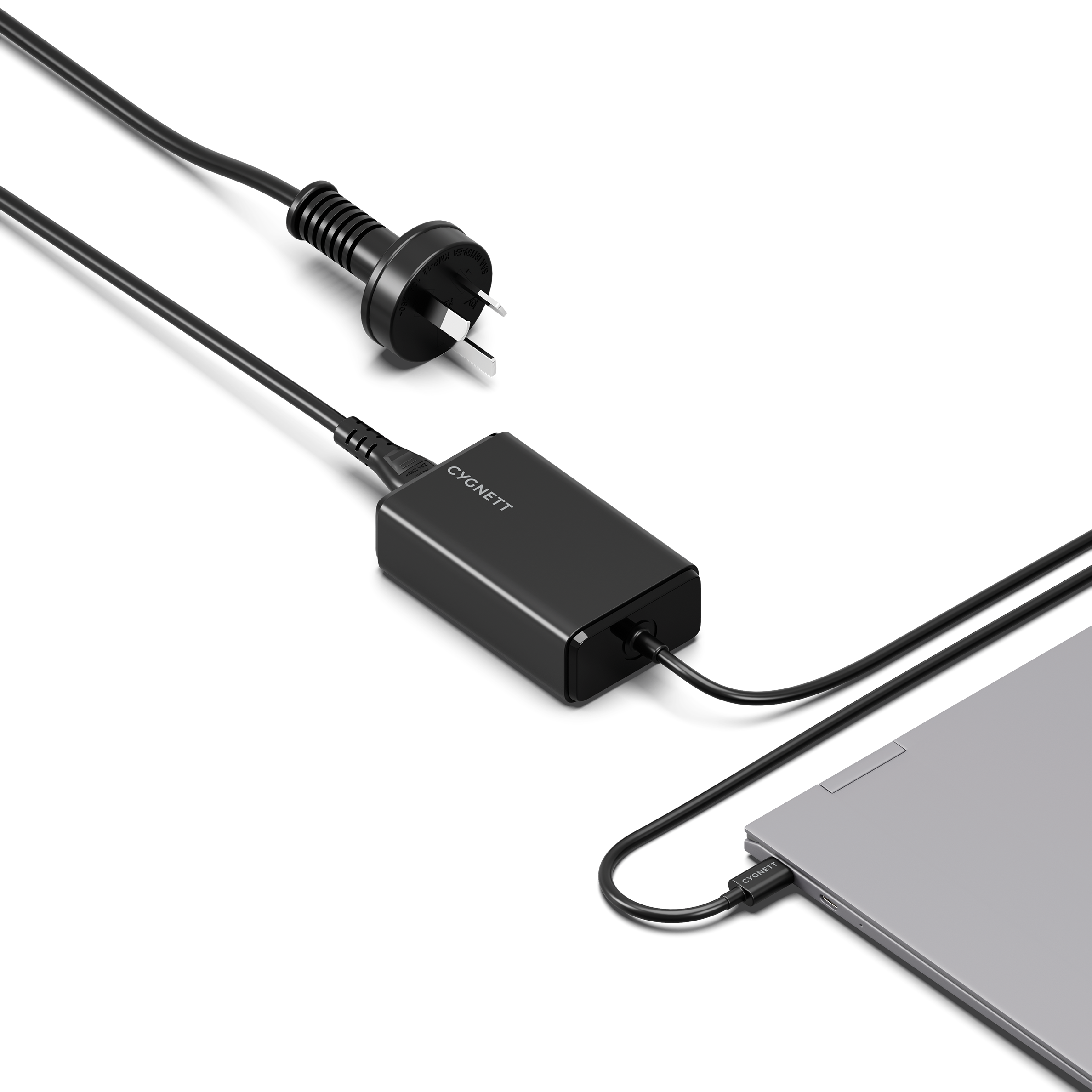 65W USB C GaN Fast Charger for Laptop, MacBook, Phone - Compact & Powerful Travel Charger for Work, Home & On-The-Go Use