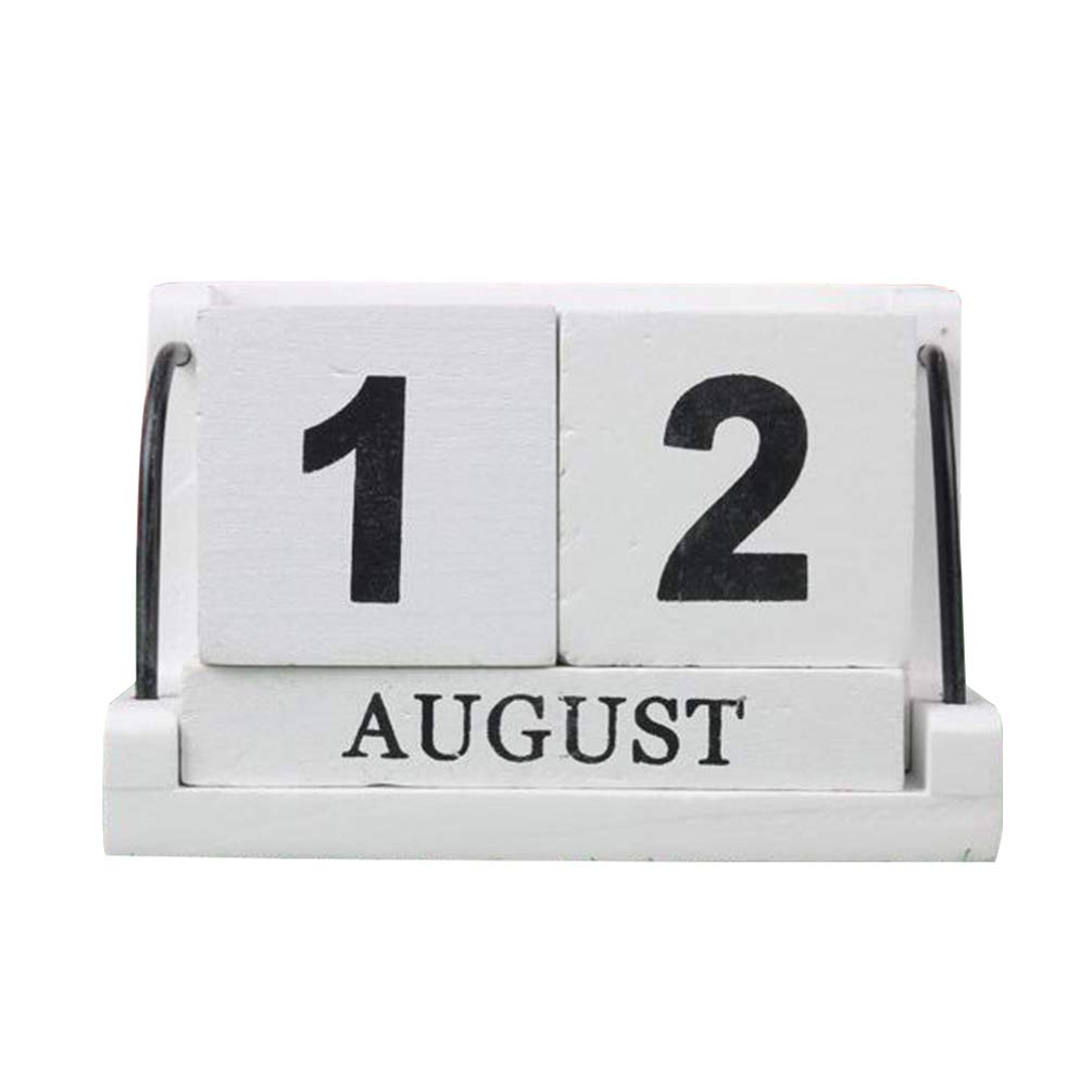 1pc Wooden Calendar - Rustic Home Decor & Wall Art for Farmhouse, Office, or Gift - Perfect for Holidays, Birthdays & Daily Planning