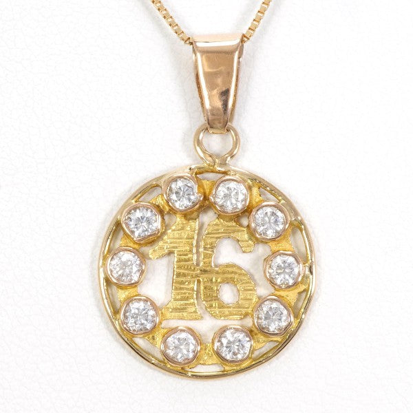 18K Pink Gold Zirconia Necklace for Women - Elegant Cubic Zirconia Pendant Jewelry Gift for Birthday, Anniversary & Valentine's Day