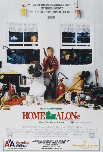 Home Alone Movie Poster - Classic 90s Film Wall Art for Home Theater Decor, Living Room, Bedroom & Office | Postersdepeliculas