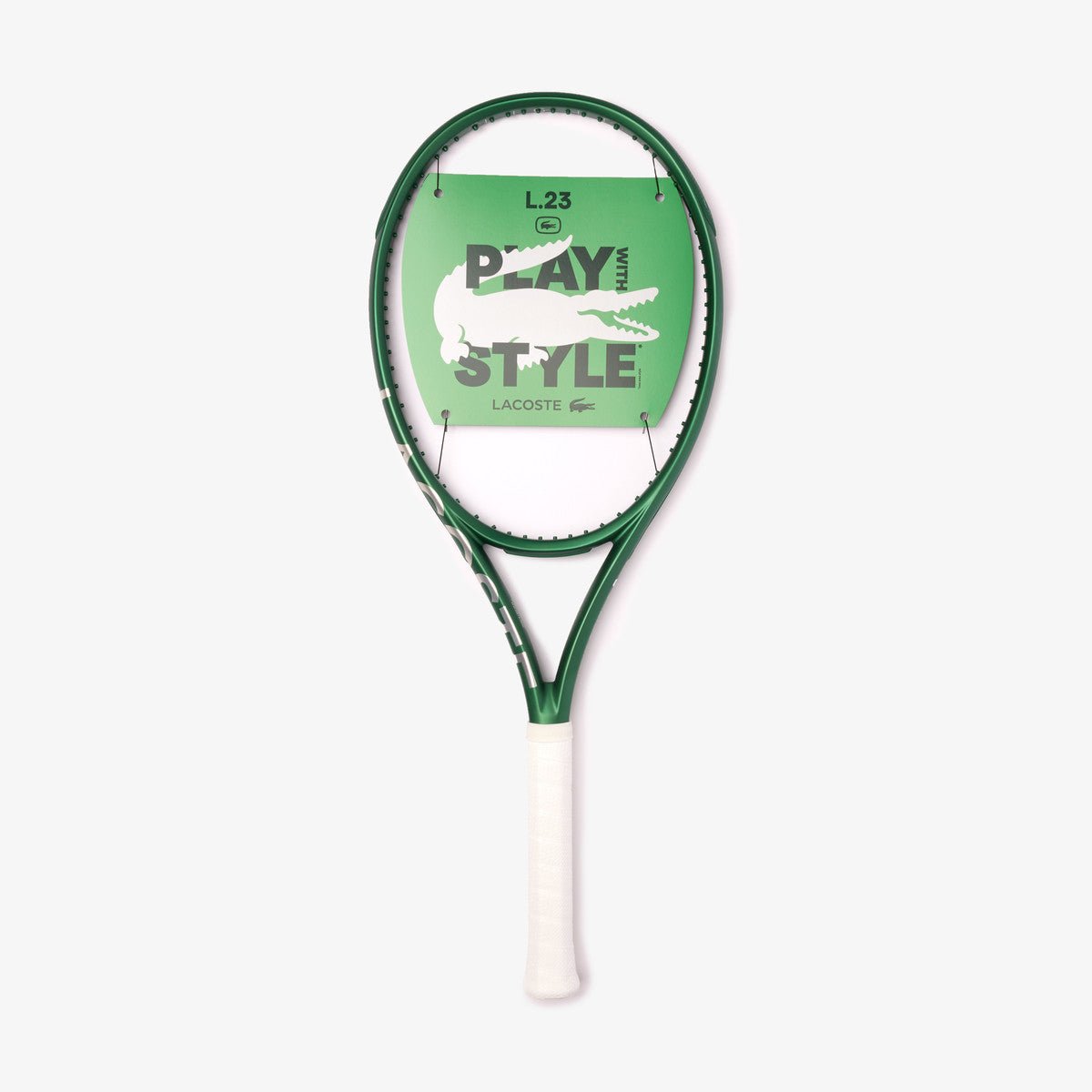 Lacoste L23L Tennis Racket - Premium Carbon Fiber Tennis Racquet for Men & Women | Perfect for Beginners & Advanced Players | Ideal for Court Training & Competitive Matches