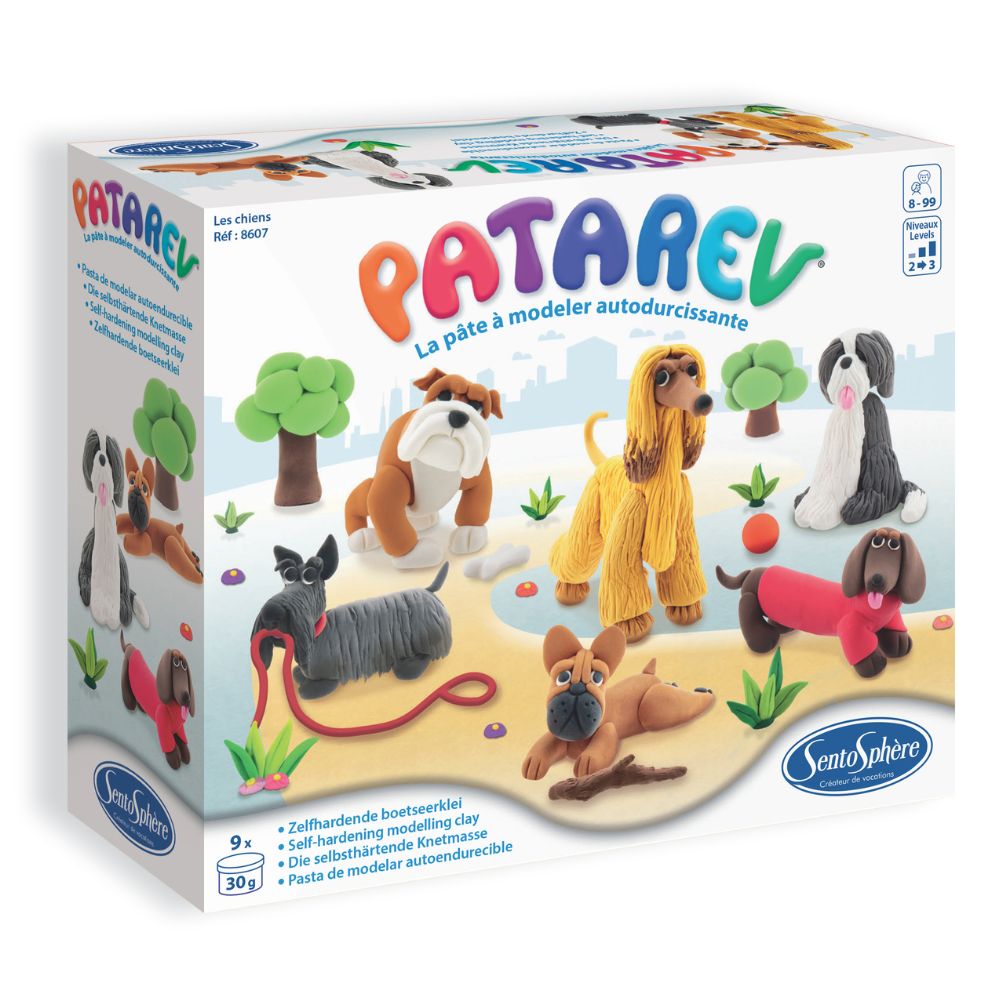 Patarev Air Dry Clay Kit for Dogs - Non-Toxic Modeling Clay for DIY Pet Crafts, Sculpting & Home Decor - Perfect for Dog Lovers & Art Projects