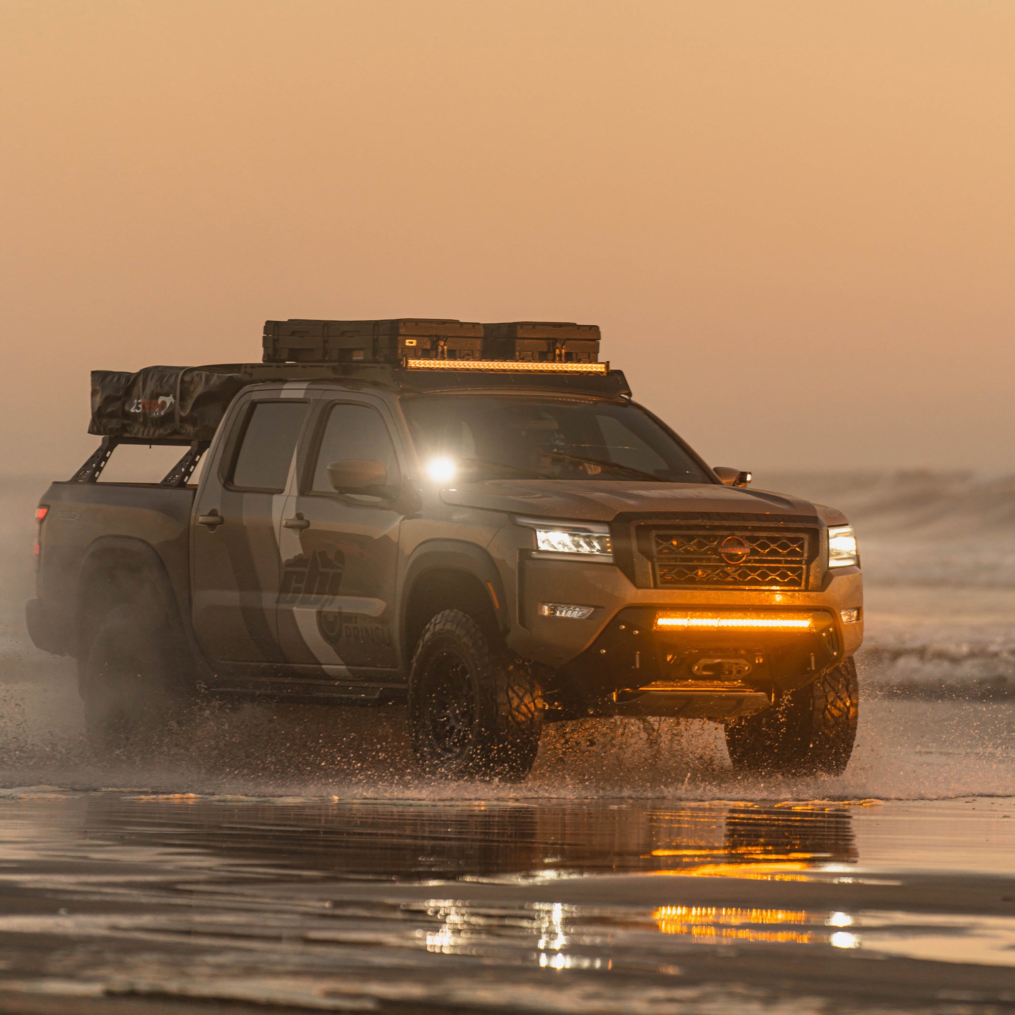 2022-2024 Nissan Frontier CBI Off-Road Covert Series Front Bumper - Heavy Duty Steel Construction for Off-Roading, Overlanding & Truck Protection