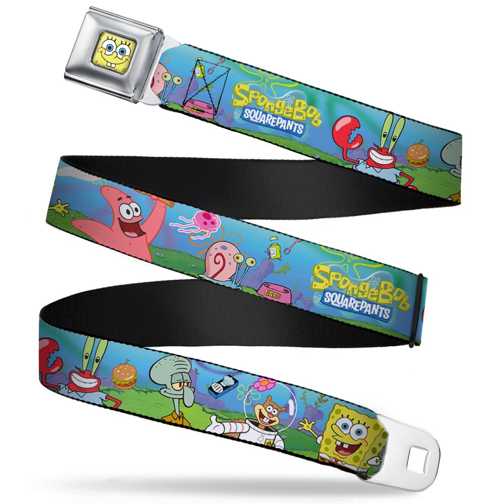 Buckle-Down SpongeBob & Friends Seatbelt Belt - 1.0