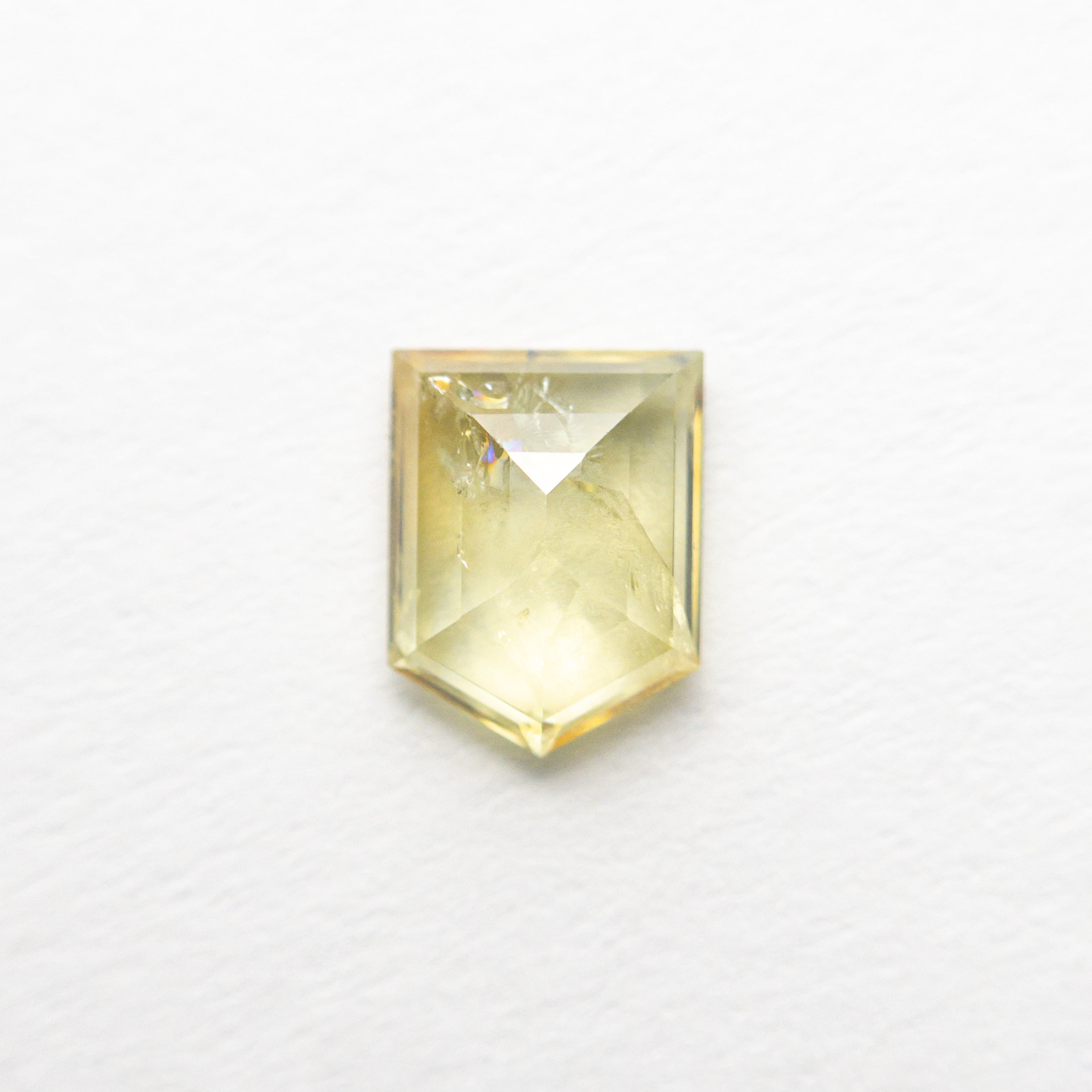 0.85ct Natural Shield Rose Cut Sapphire - 6.31x4.87x2.54mm Loose Gemstone for Jewelry Making, Engagement Rings & Unique Gifts
