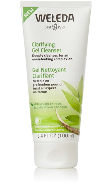 Willow Bark Clarifying Gel Cleanser - Deep Pore Cleansing & Oil Control for Acne-Prone Skin | Perfect for Daily Skincare Routine & Travel