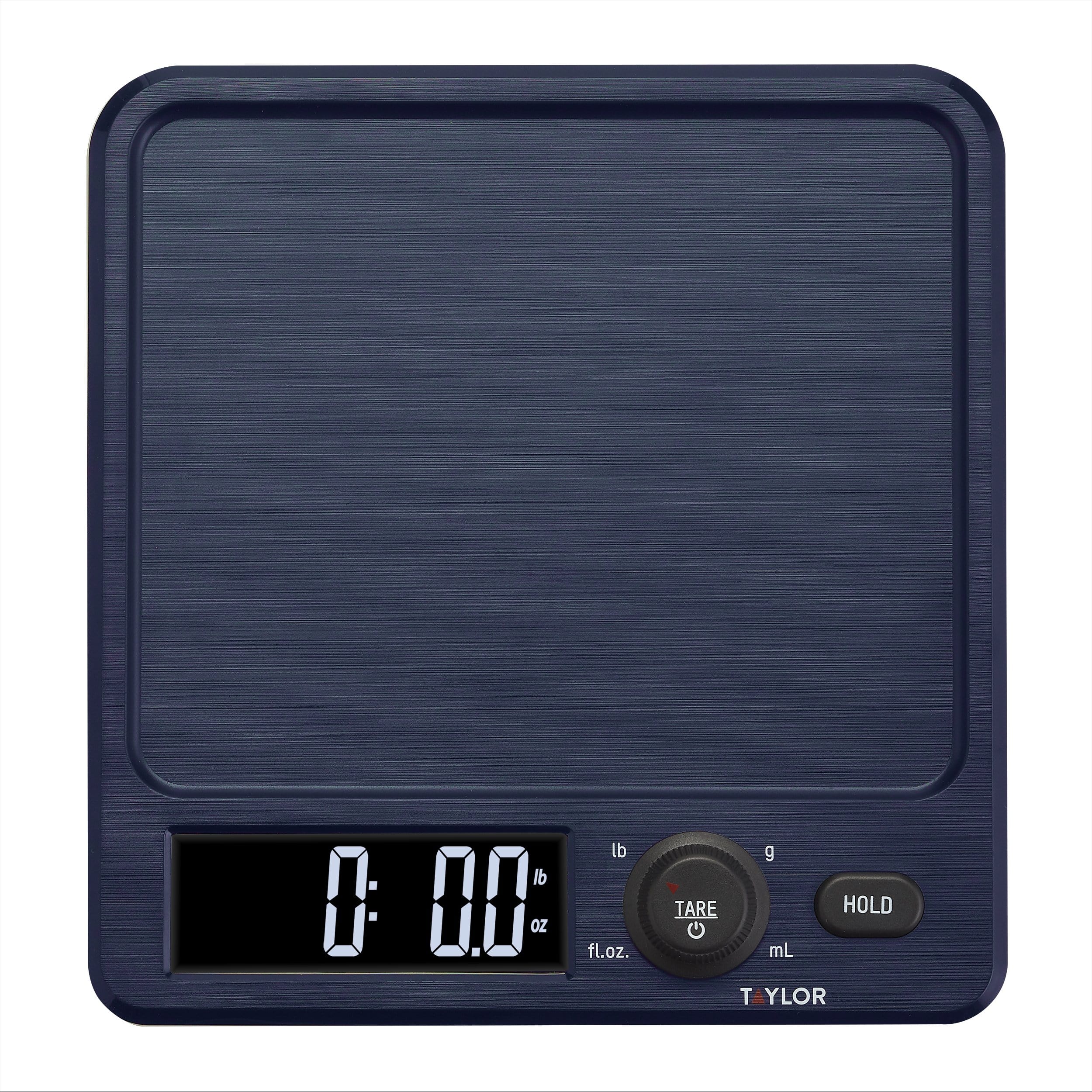 11lb Digital Kitchen Scale with Rotating Knob - Antimicrobial Food Scale for Precise Cooking & Baking - Perfect for Home Chefs, Meal Prep, and Portion Control