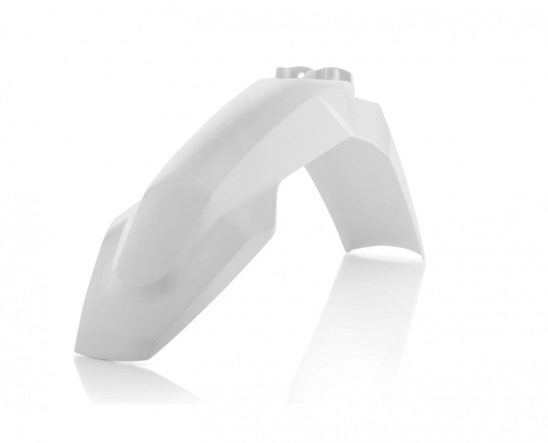 Acerbis Front Fender for Husqvarna 125/150i/450TC/450FC/450FX/501FE/501TE/501TX (2016-2023) - Durable White Motorcycle Fender - Perfect for Off-Road, Trail Riding & Motocross Racing
