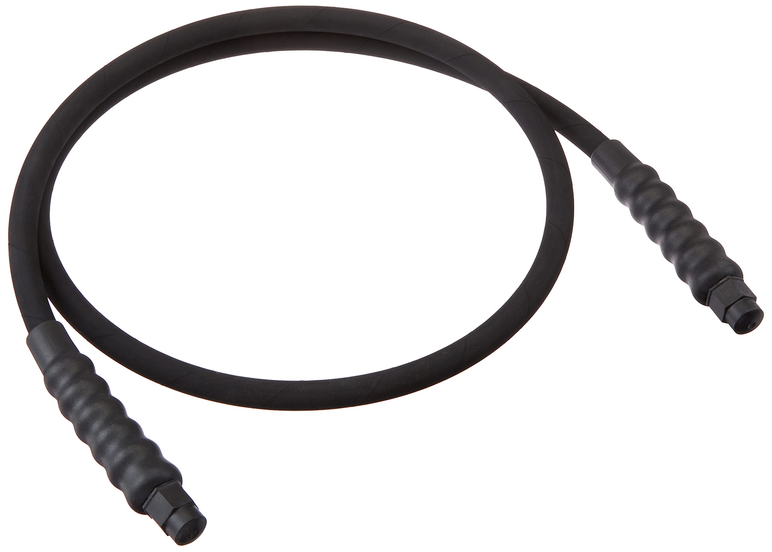 Enerpac 900 Black Rubber High Pressure Hydraulic Hose Assembly - 6ft Length, 3/8
