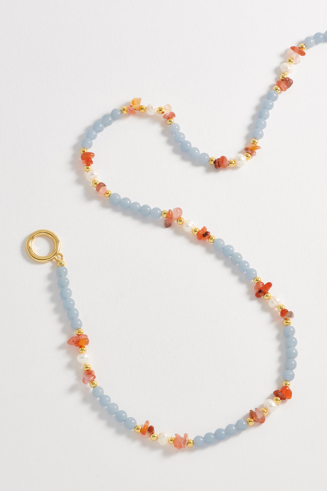Elegant Gemstone Pearl T Bar Necklace for Women - Perfect for Weddings, Parties & Everyday Wear
