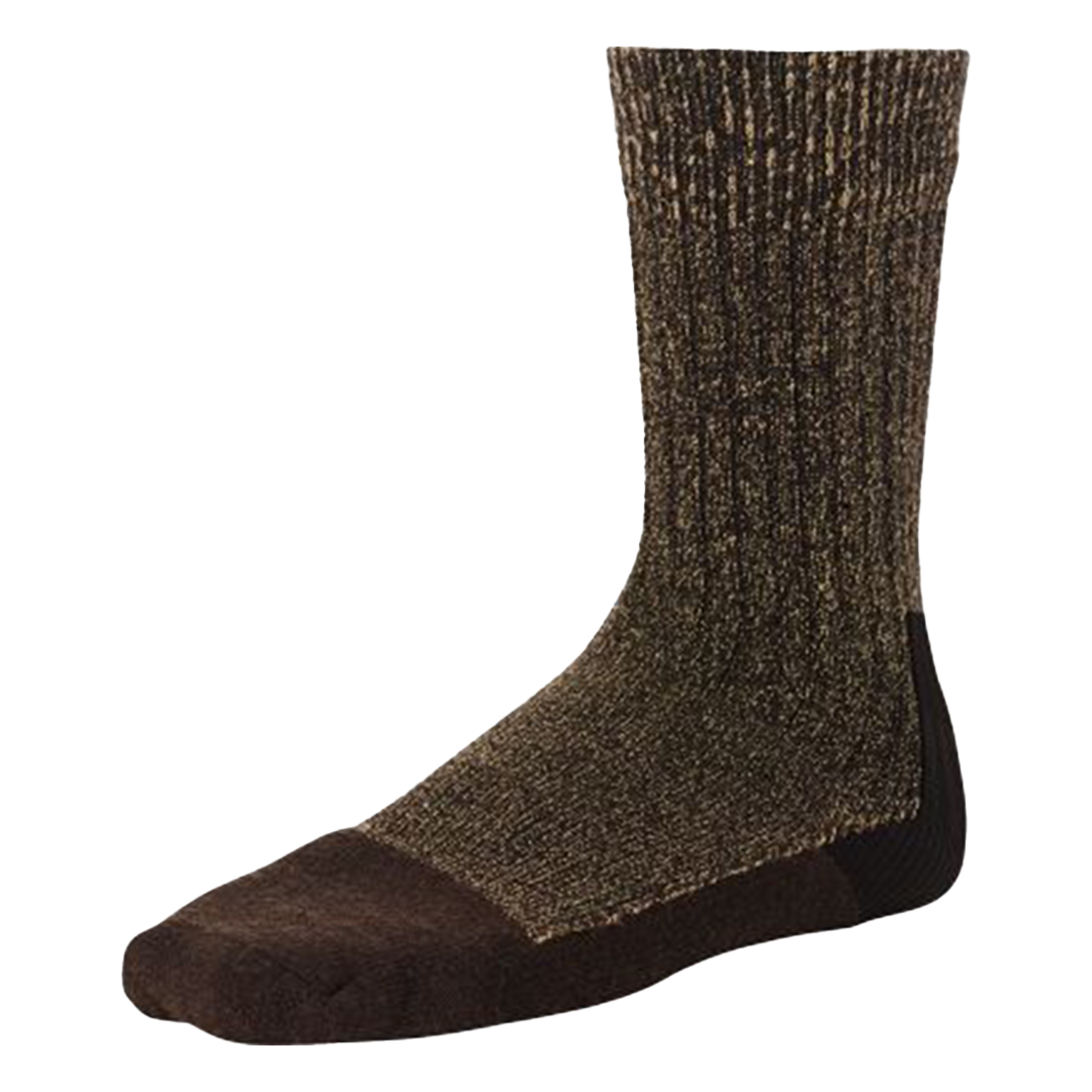 Red Wing Deep Toe Capped Wool Socks 97652 - Brown, Warm & Durable Winter Boot Socks for Hiking, Work & Outdoor Activities