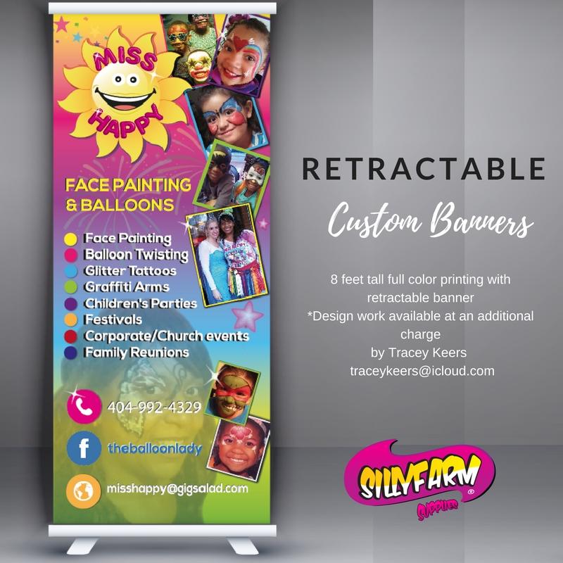 Custom 7ft Retractable Banner Stand - Adjustable Height Trade Show Display with Carry Case - Perfect for Business Events, Retail Stores, and Promotional Campaigns