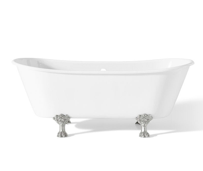 Princess 170cm Cast Iron Bathtub - Vintage Freestanding Soaking Tub for Luxury Bathroom & Spa Relaxation
