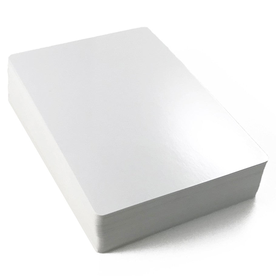 Dry Erase Index Cards 2.5x3.5 Inches - 48 Pack Blank White Flash Cards for Study Notes, Classroom Learning & Office Organization