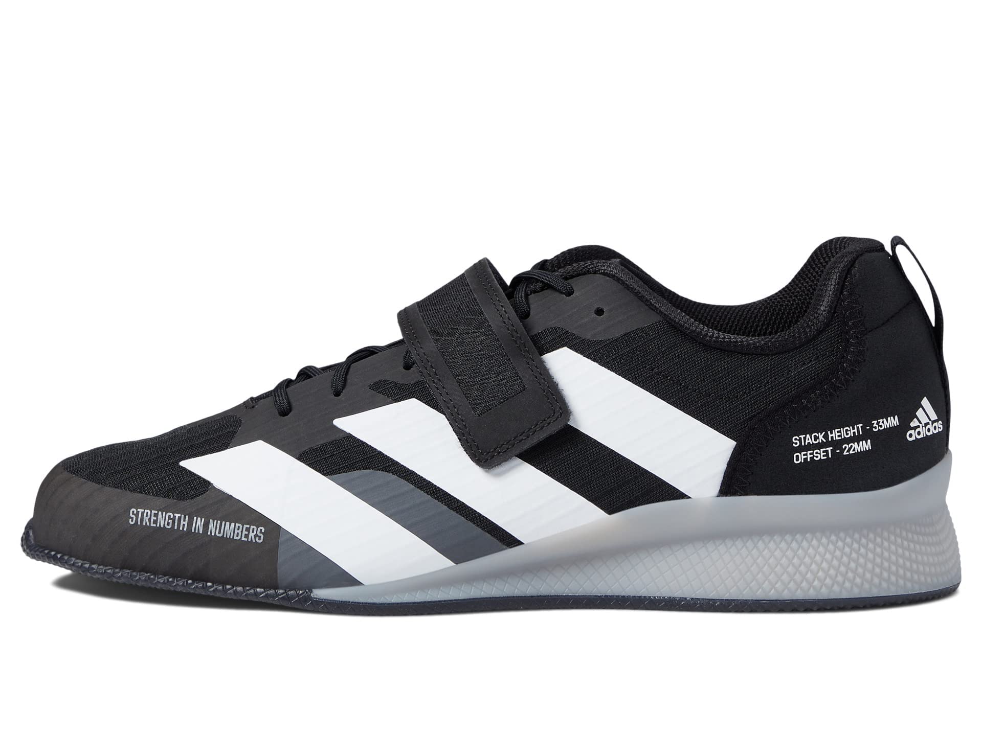 Adidas Unisex-Adult Adipower Weightlifting 3 Cross Trainer Shoes - Weight Lifting & Gym Training for Men & Women - Perfect for Powerlifting, CrossFit & Strength Training Workouts