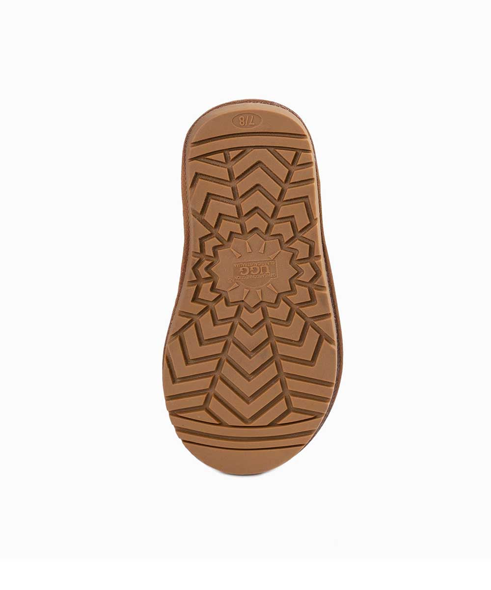 Kids' UGG Classic Mini Button Boots - Warm & Stylish Winter Boots for Girls & Boys - Perfect for Snow, School & Outdoor Play