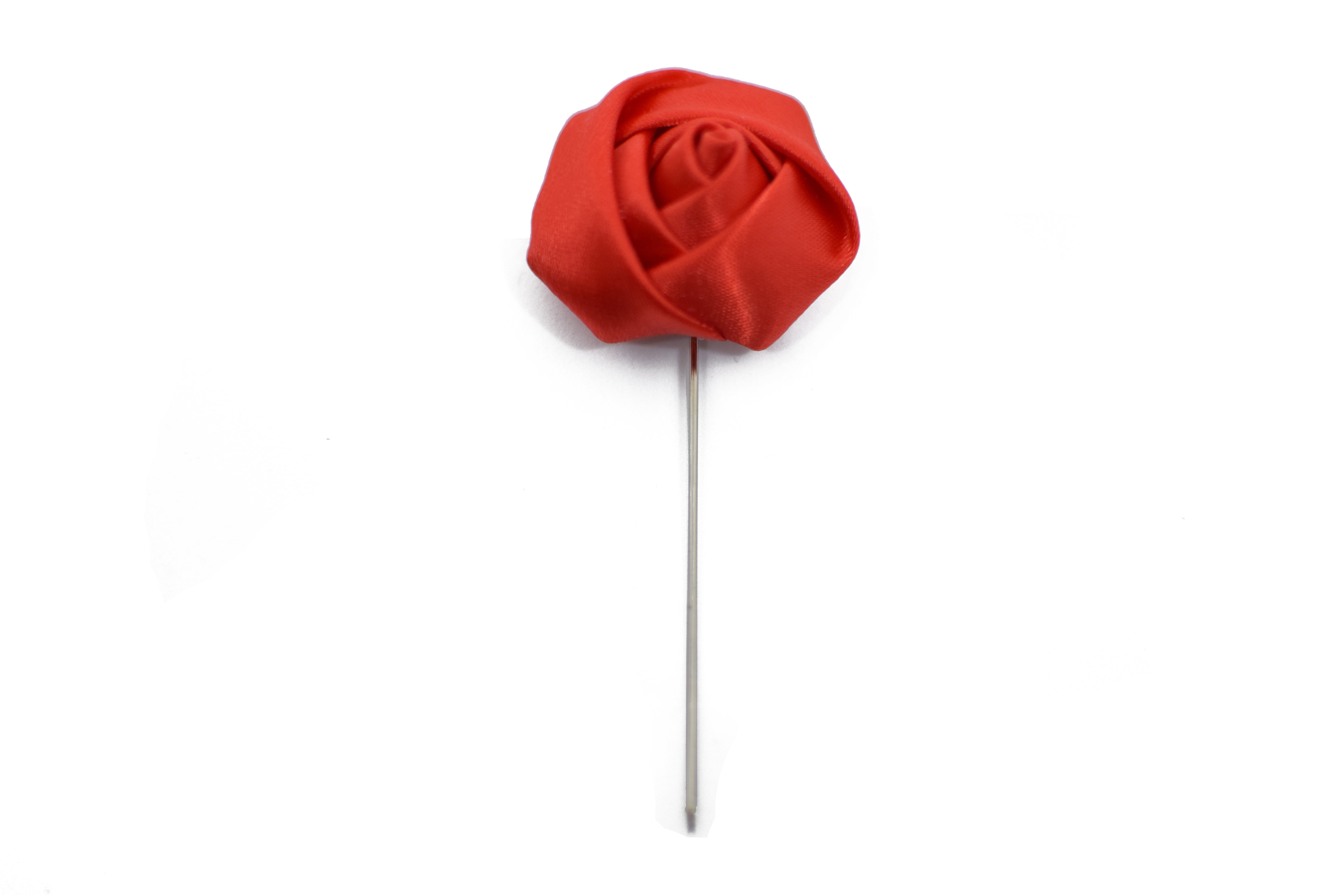 Rose Red Lapel Pin - Elegant Floral Brooch for Women & Men - Perfect for Suits, Jackets, Hats & Gift Giving