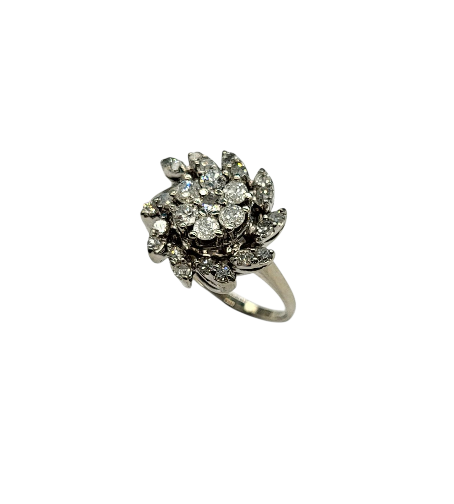 3/4 Carat TW Diamond Spiral Ring for Women - Elegant Wedding, Engagement & Anniversary Jewelry Gift - Perfect for Special Occasions & Everyday Wear