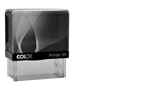 Custom Office & Commercial Rubber Stamp Maker - Colop Printer 30 Self-Inking Stamper for Business Documents, Contracts & Mail (Approved Quality) - Perfect for Notaries, Legal Offices & Corporate Use