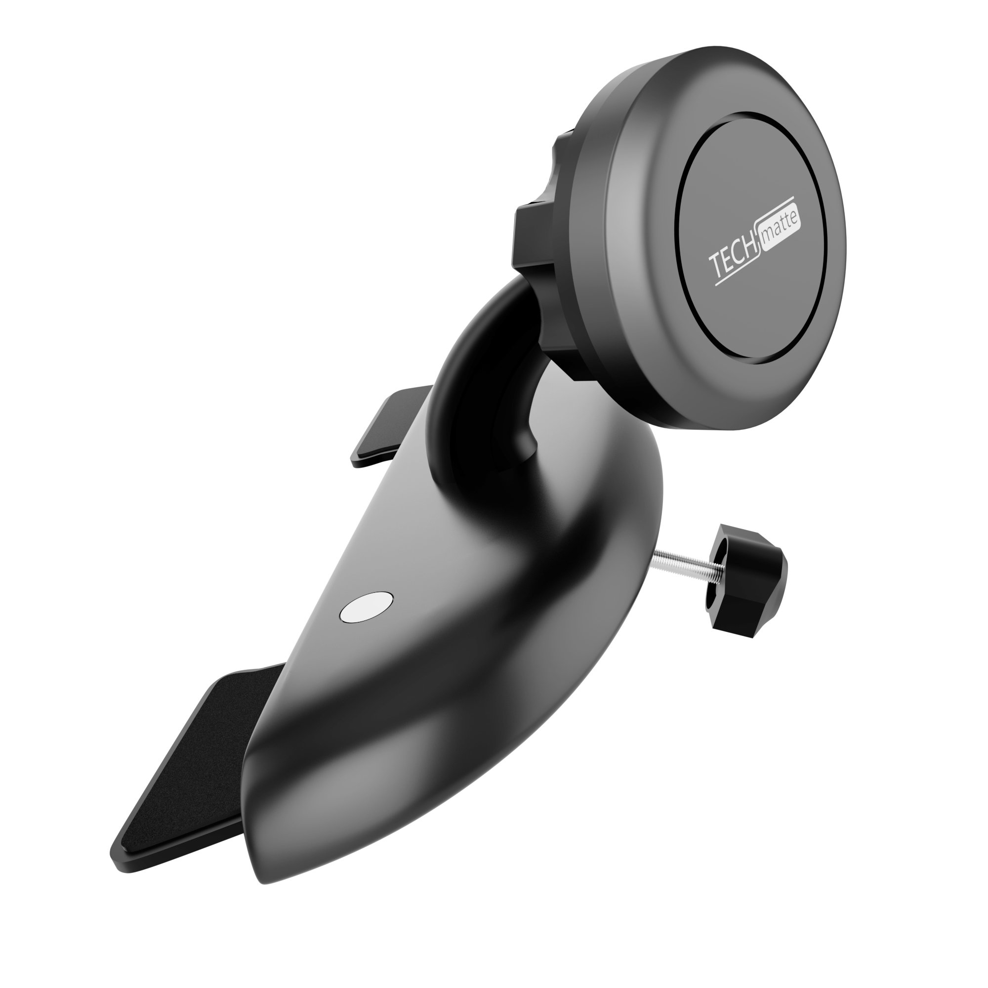 TechMatte MagGrip Universal Magnetic CD Slot Car Mount - Super Strong Phone Holder for iPhone & Android (1 Pack) | Perfect for GPS Navigation & Hands-Free Driving