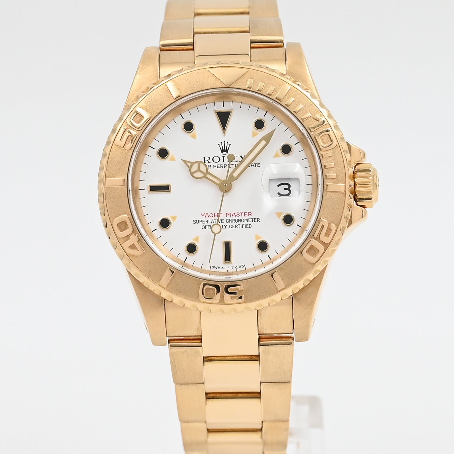 Authentic Rolex Yachtmaster 40mm Men's Luxury Watch - 1993 Vintage Model - Perfect for Sailing, Yachting & Special Occasions