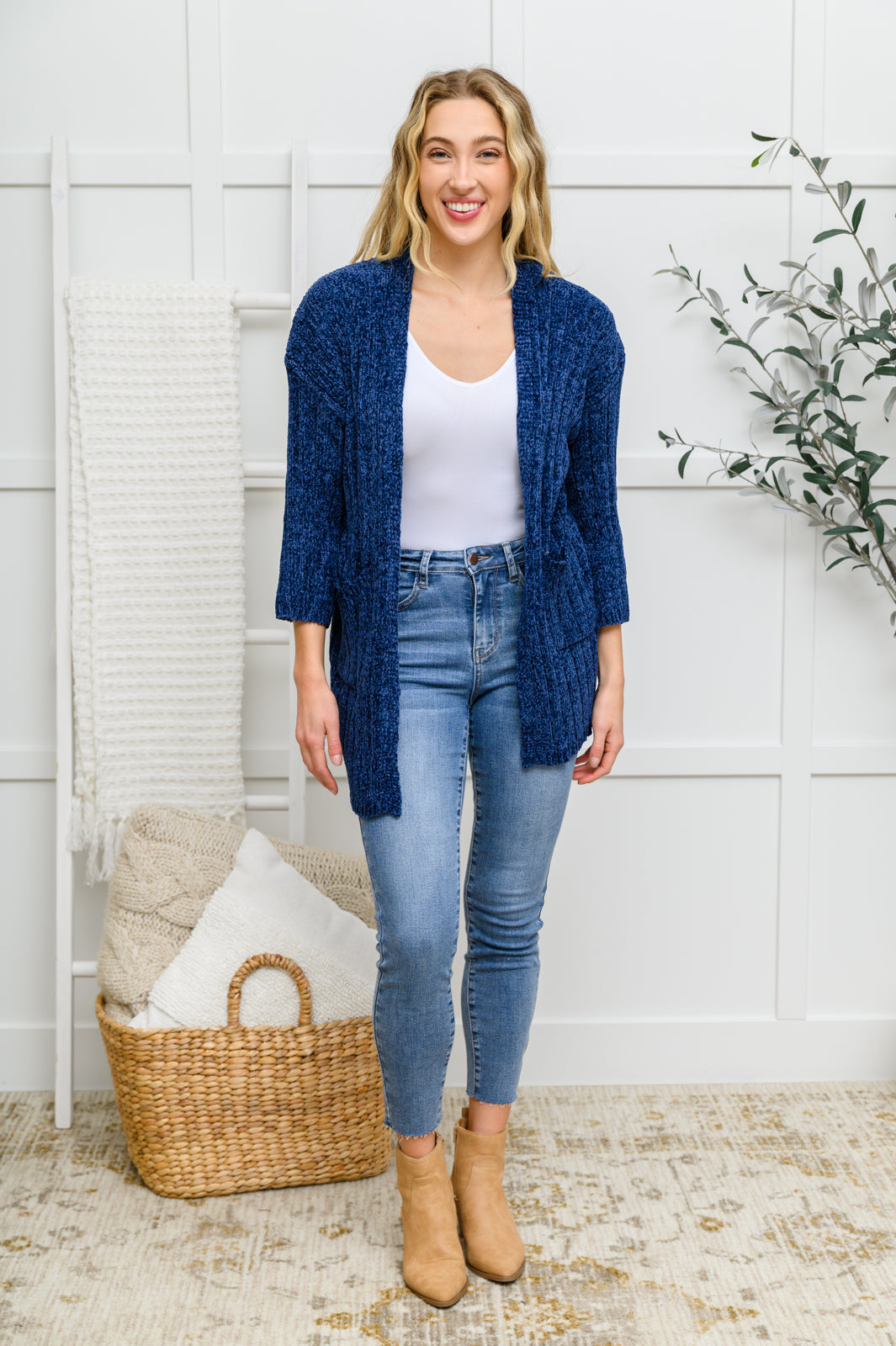 Becca High Waisted Embroidered Pocket Relaxed Jeans for Women - Comfortable Stretch Denim Pants for Casual Wear & Everyday Outfits