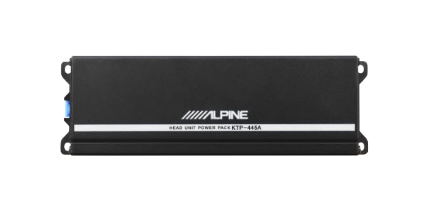 Alpine KTP 445A 4-Channel Car Amplifier - 45W RMS Power @ 2Ω/4Ω - High Performance Audio System for Cars, Trucks & SUVs - Perfect for Upgrading Your Vehicle's Sound Quality on Road Trips & Daily Commutes