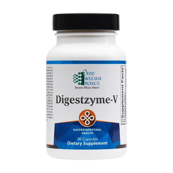 Ortho Digestzyme V Digestive Enzyme Supplement - 90 Capsules for Gut Health & Digestion Support - Ideal for Bloating, Gas Relief & Nutrient Absorption