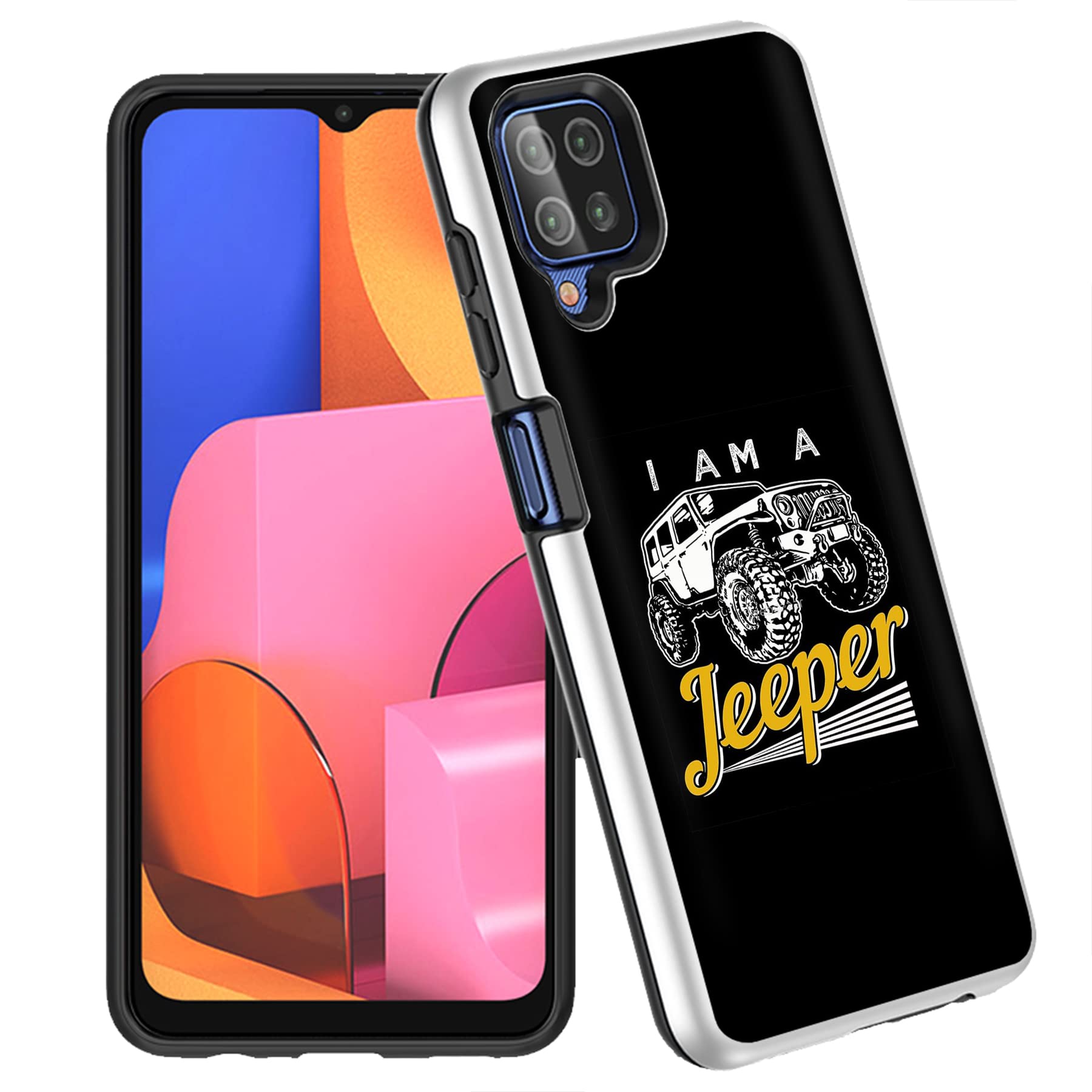 VIBECover Hybrid Slim Protective Case for Samsung Galaxy A12 5G - Shockproof Dual Layer Phone Cover with TotalGuard Technology | Perfect for Everyday Use, Work & Outdoor Activities