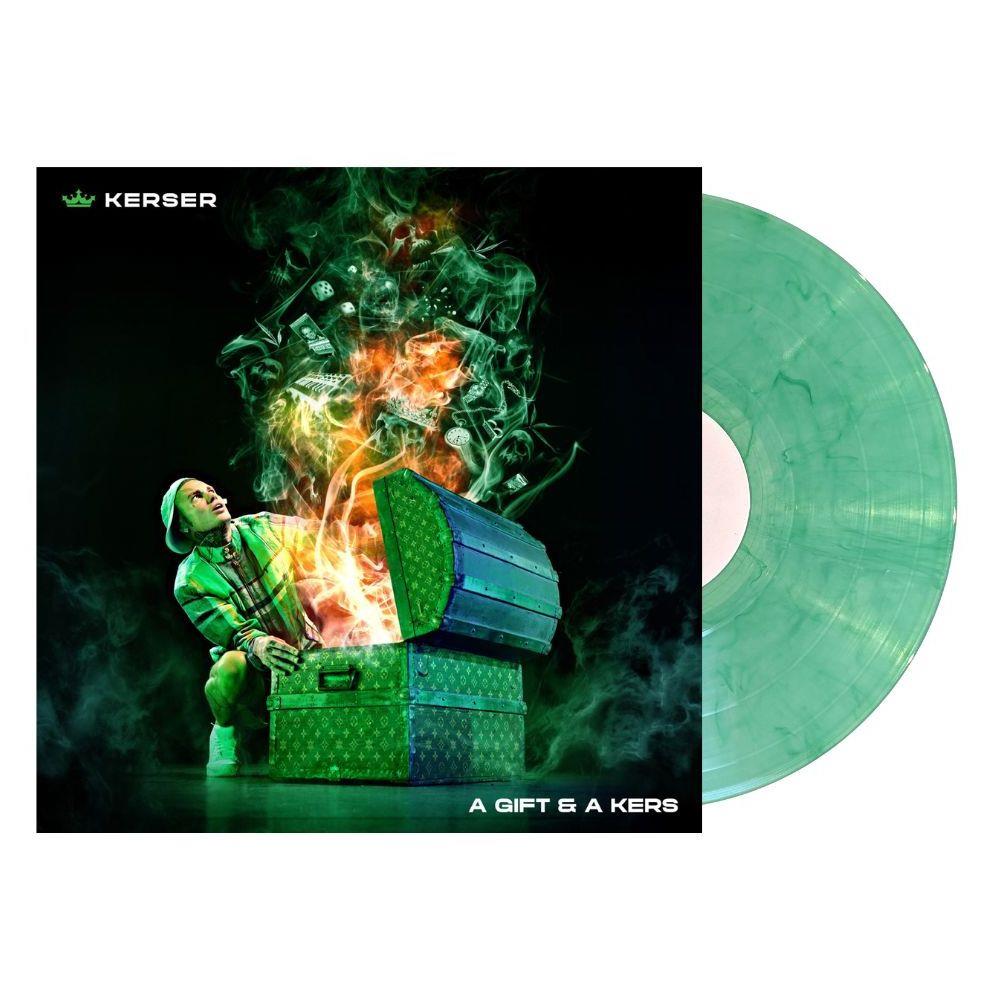 Kers Smoky Green Vinyl Record - Perfect Gift for Music Lovers & Vinyl Collectors | Great for Home Decor, Parties & Music Enthusiasts