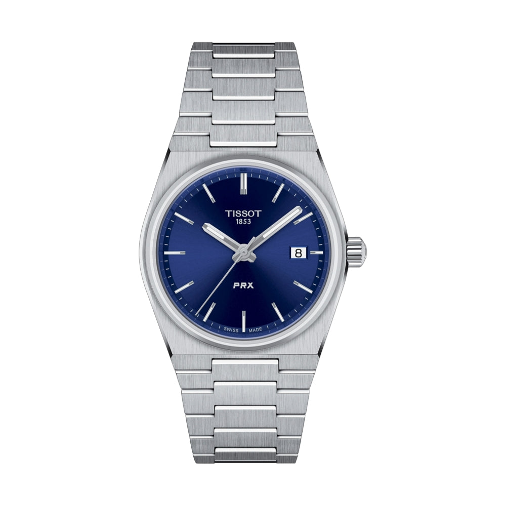 PRX 35mm Quartz Watch with Blue Dial - Stylish Men's Wristwatch for Business, Casual & Everyday Wear