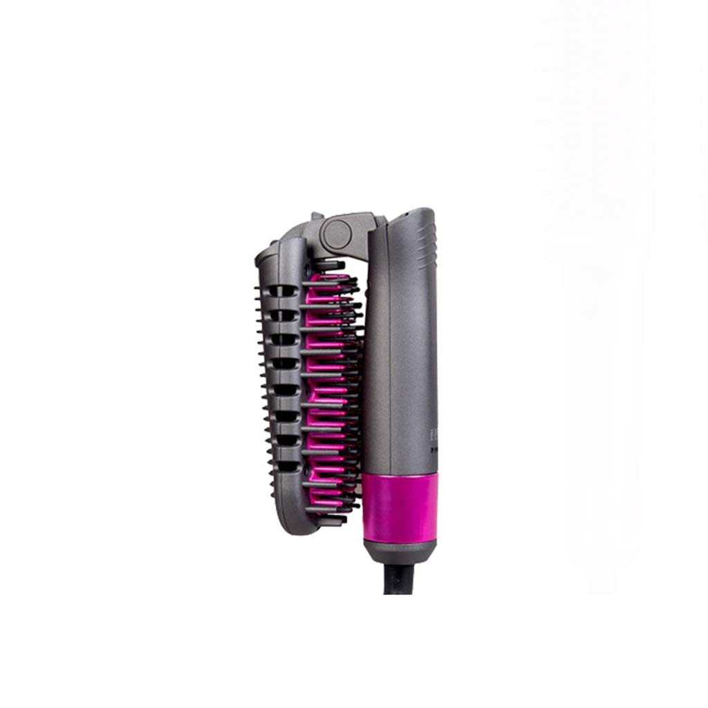 Foldable Hair Straightener Brush - Fast Heating Electric Flat Iron Comb for Smooth & Silky Hair - Perfect for Home, Travel & Salon Styling
