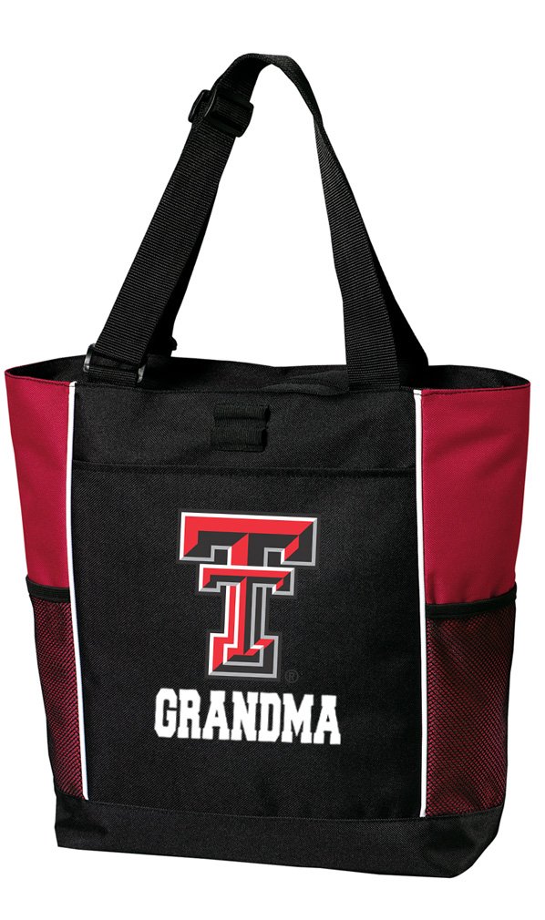 Texas Tech Grandma Tote Bag - Red University Themed Reusable Shopping Bag for Beach, Travel & Campus Life | Perfect for Groceries, Books & Game Day Essentials