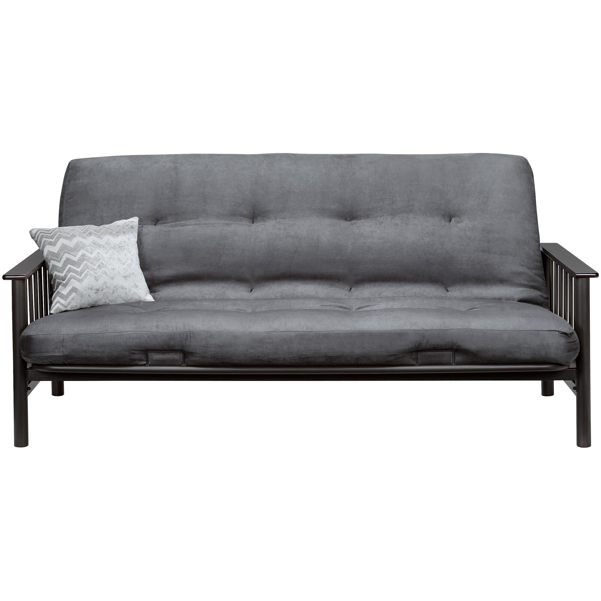 Premium Microsuede Futon Mattress - Soft & Durable Convertible Sofa Bed - Perfect for Small Spaces, Guest Rooms & Dorm Rooms