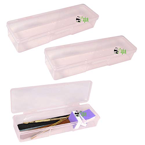 Professional Manicure & Pedicure Tool Kit - PandaSpa Portable Nail Care Set for Salon & Home Use (3-Pack, Pink) - Perfect for Nail Technicians, DIY Enthusiasts & Travel
