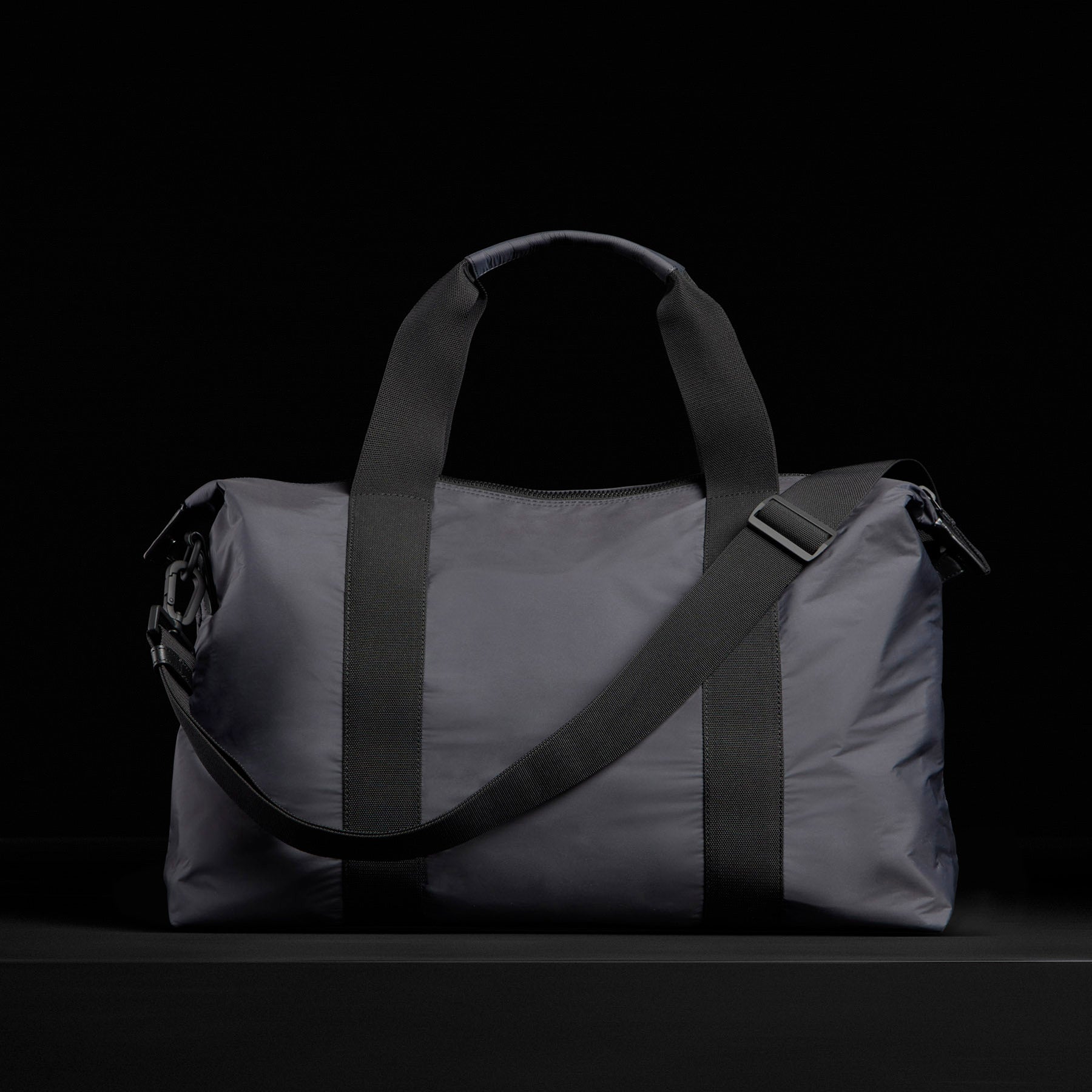 Premium Highland Duffle Bag - Charcoal & Black Water-Resistant Travel Duffel - Perfect for Gym, Weekend Trips & Outdoor Adventures