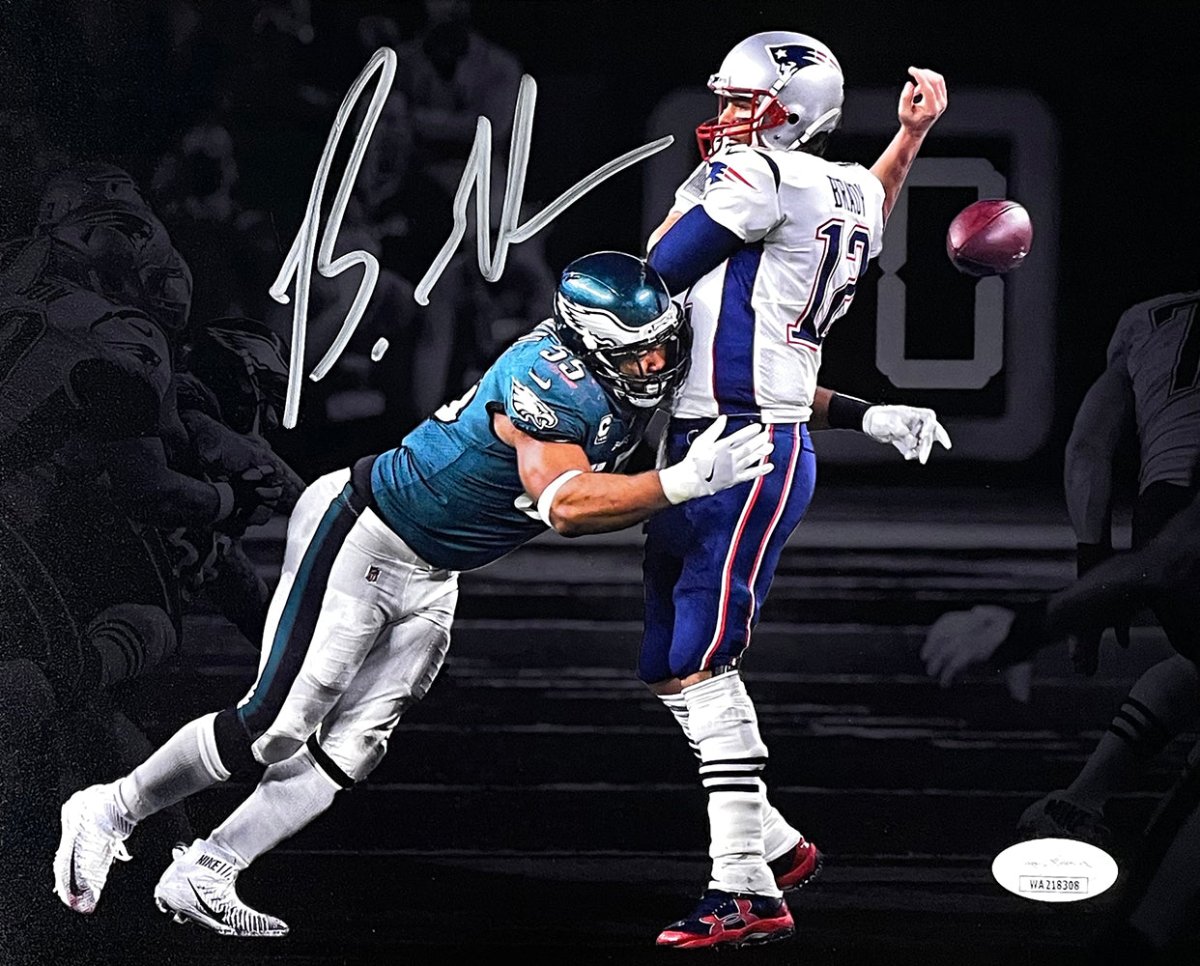Brandon Graham Autographed 8x10 Philadelphia Eagles Super Bowl 52 Photo with JSA COA - Limited Edition Collectible for Sports Fans & Memorabilia Enthusiasts - Perfect for Man Cave, Game Room, or Eagles Fan Gift