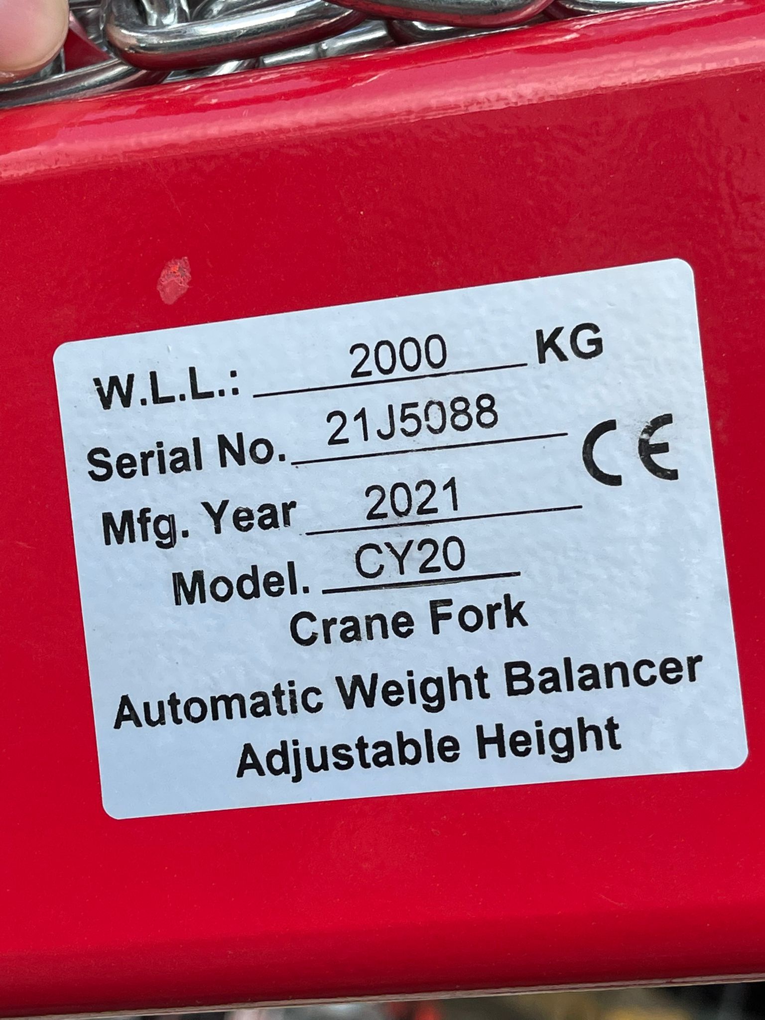 2 Ton Self-Balancing Pallet Fork Lifter - Aiko PT CY20 Model | Heavy-Duty Warehouse & Industrial Lifting Equipment for 1M Length Pallets | Perfect for Loading Docks, Construction Sites & Logistics Operations