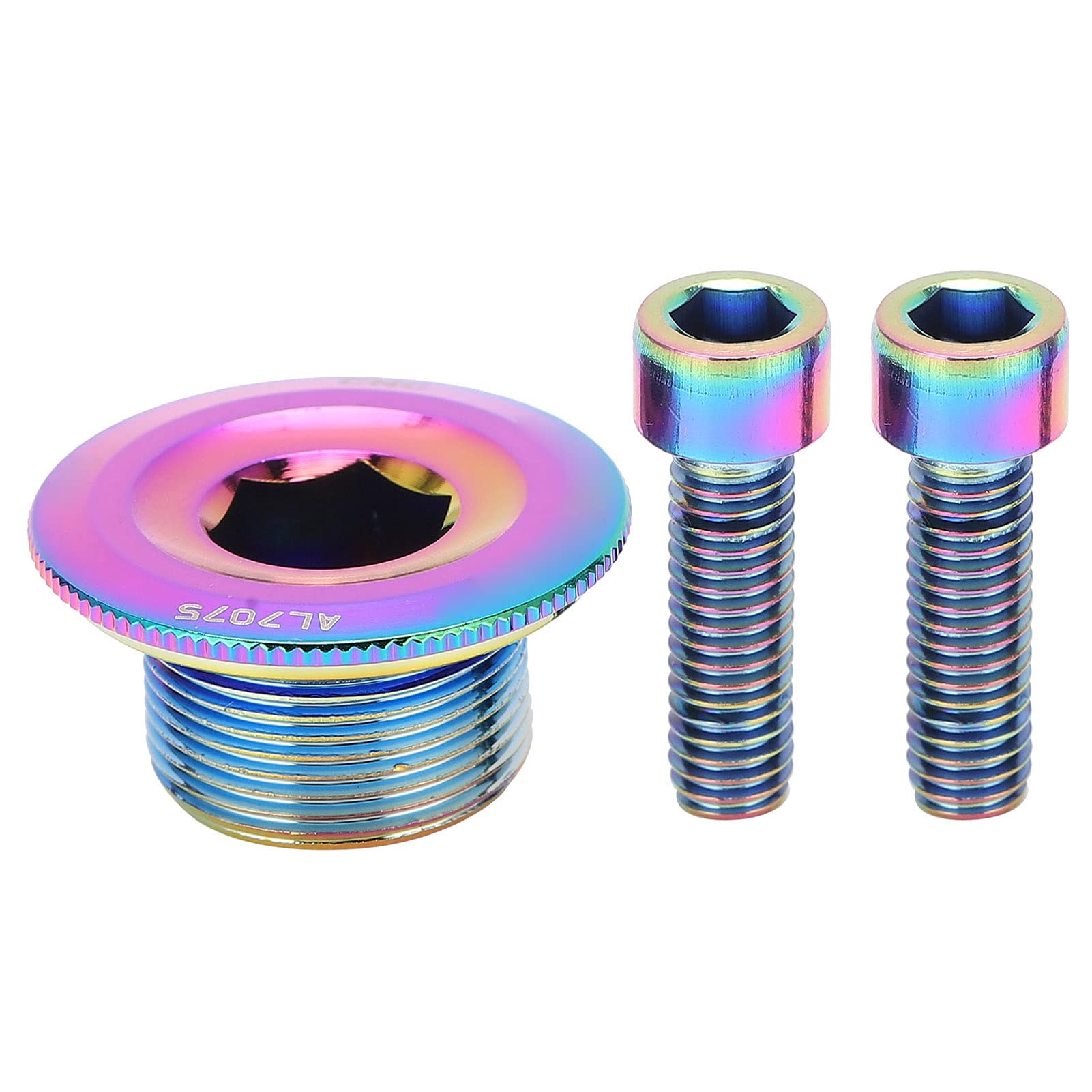 **M18 Bike Crank Arm Bolt - CNC Machined Bicycle Crank Cover Screw with Hardware Kit for Mountain & Road Bikes - Perfect for Maintenance & Repair**