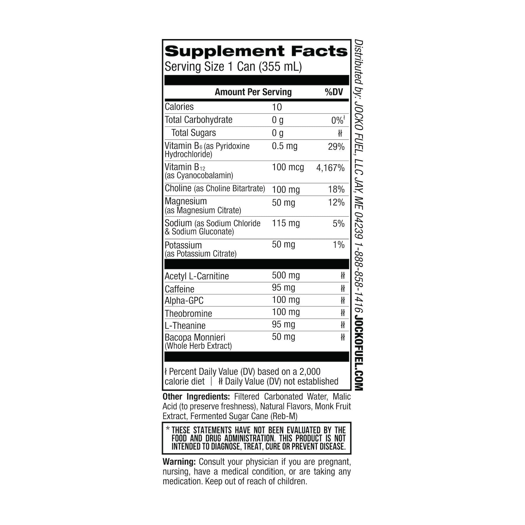 JOCKO GO Energy Drink 12 Pack - Sugar Free Pre Workout Supplement with Natural Caffeine & Electrolytes - Boost Energy & Focus for Gym, Running & Outdoor Activities